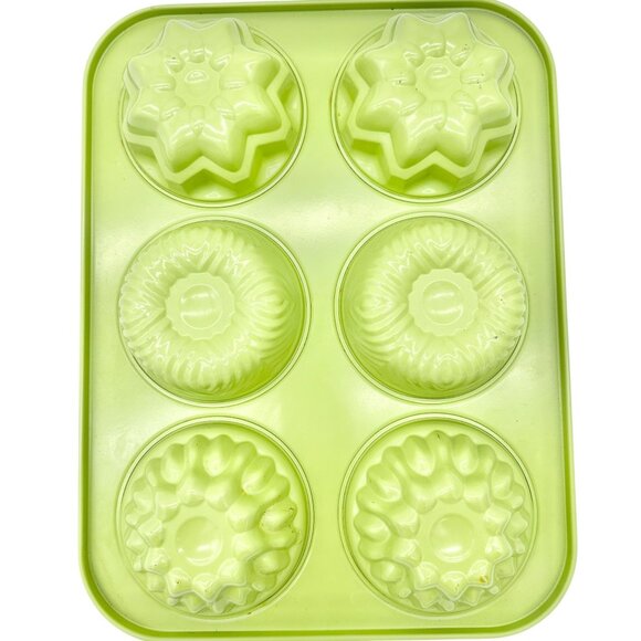 3-Piece Multicolor Metal Mini-Cake, Muffin and Cupcake Baking Pan Set - Picture 8 of 10